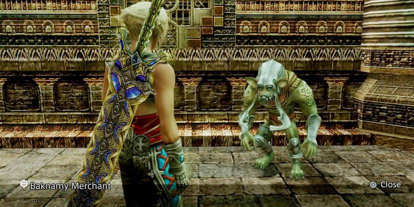 Final Fantasy 12 Zodiac Age The player in Necrohol of Nabudis