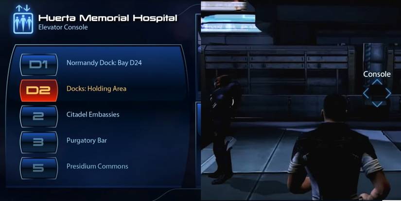 Third Batarian Code Location at Docks: Holding Area