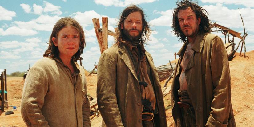 Three brothers in the desert in The Proposition
