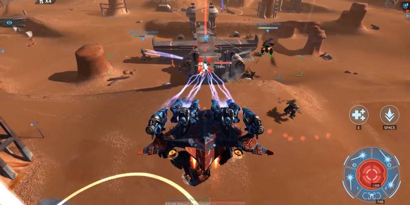 Titan Weapons in War Robots - Cataclysm - Player fries opponents with energy weapon