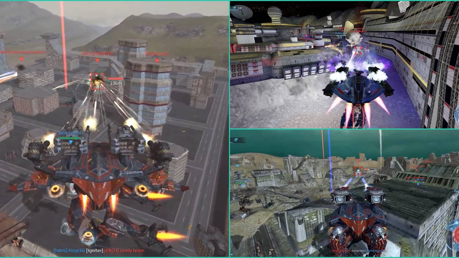 Titan Weapons in War Robots - Feature - Titan Robots equipped with destructive weapons