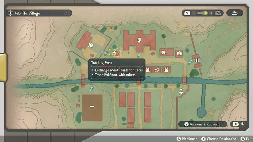 Trading post pokemon legends arceus