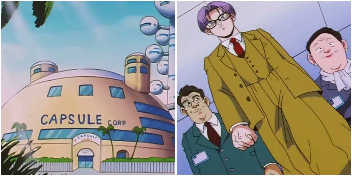 Trunks and Capsule Corp in Dragon Ball GT