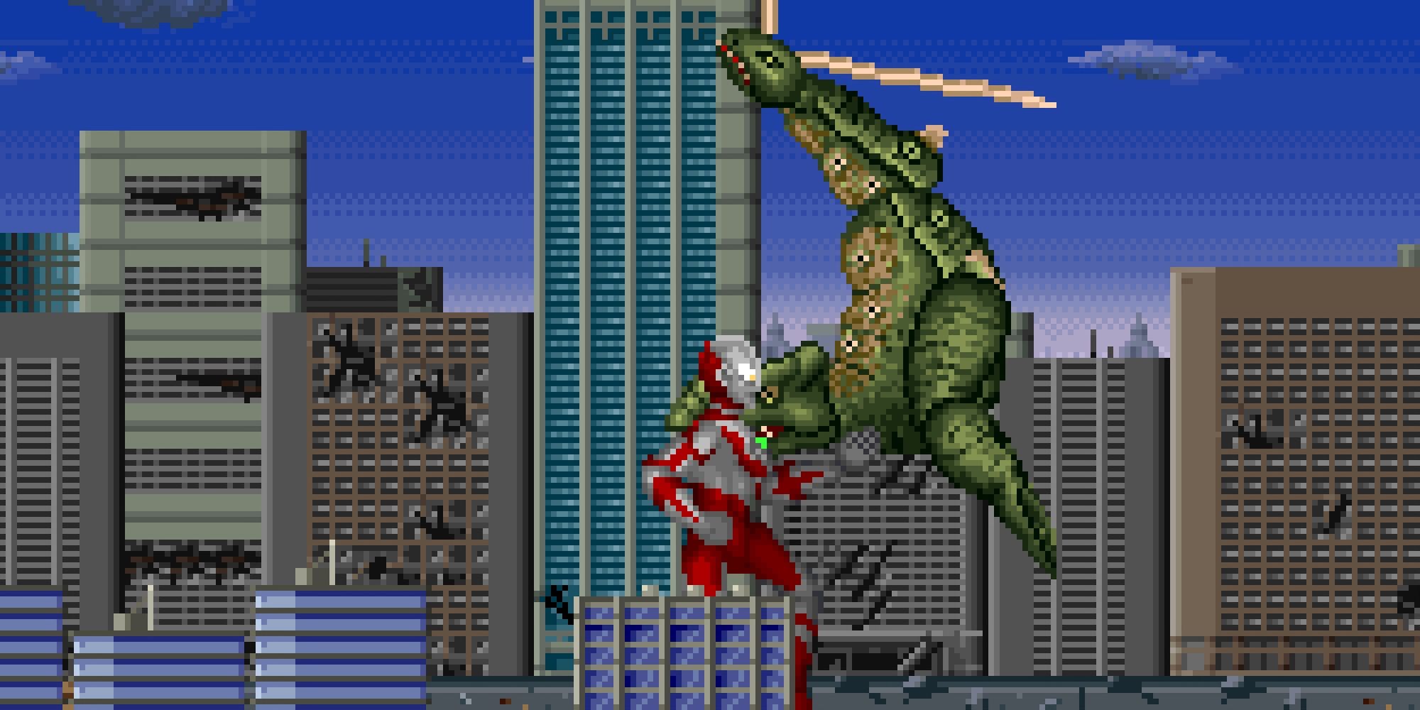 Ultraman towards store the future snes