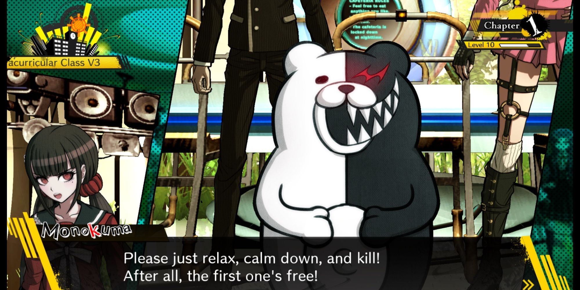 Underrated Visual Novels - Danganronpa V3 - Player interacts with characters in the game