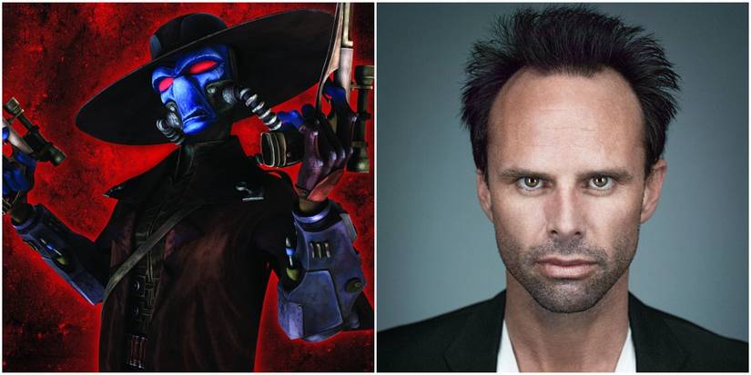 Walton Goggins and Cad Bane in Star Wars: The Clone Wars