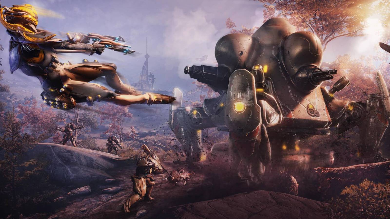 Warframe Plains of Eidolon Battle