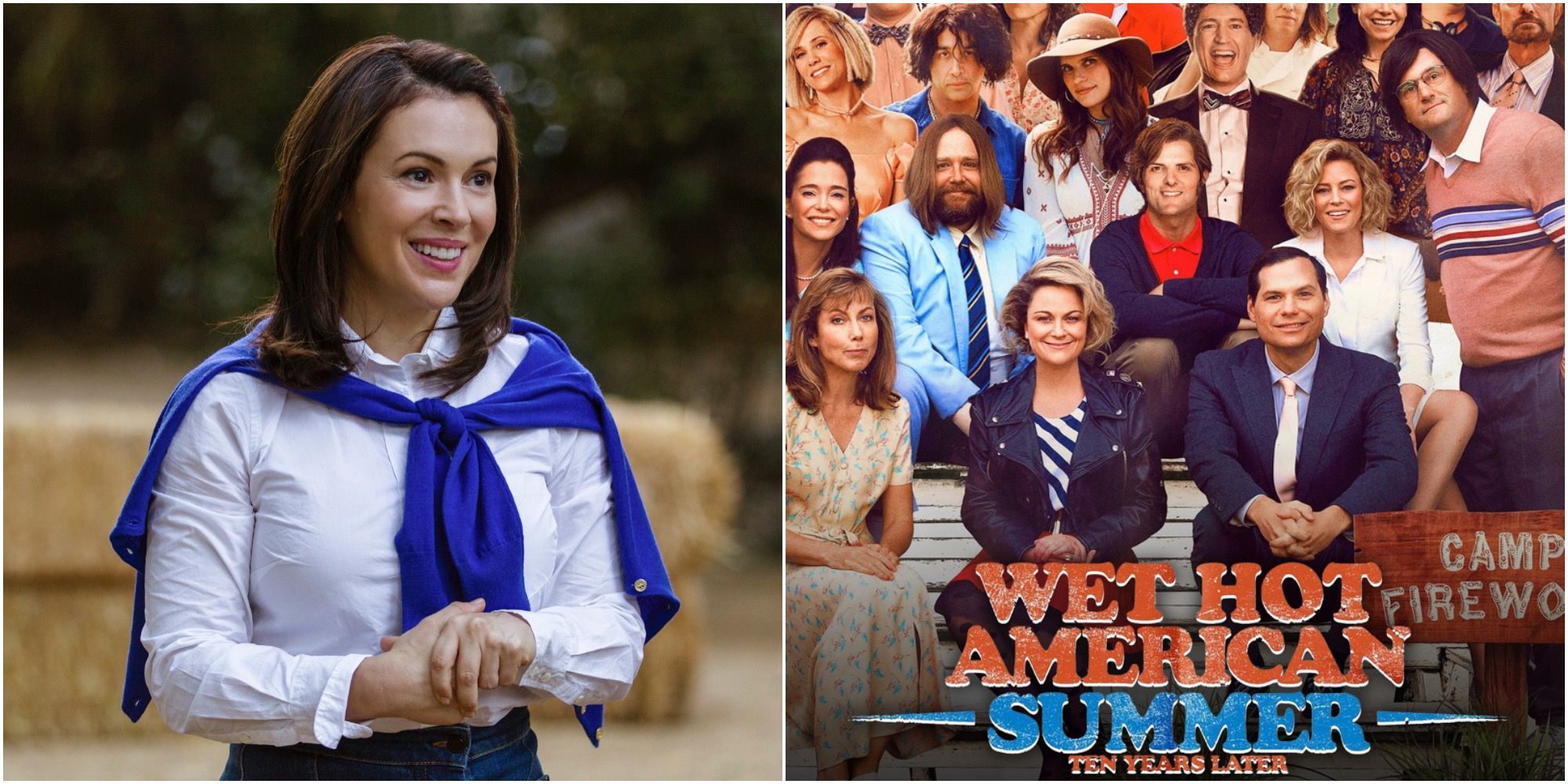 Wet Hot American Summer Ten Years Later Cast And Poster Alyssa Milano