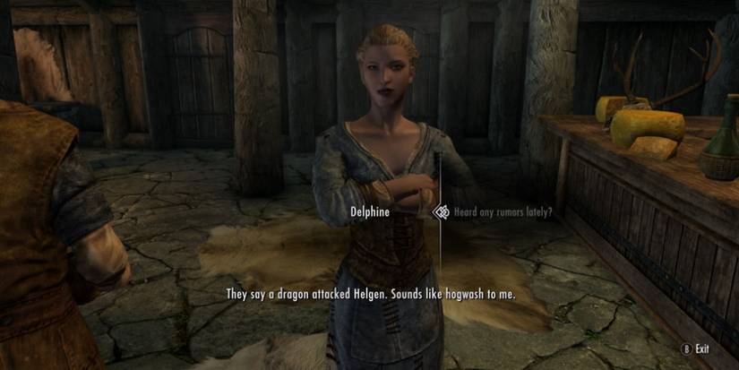 Skyrim asking innkeeper for rumors
