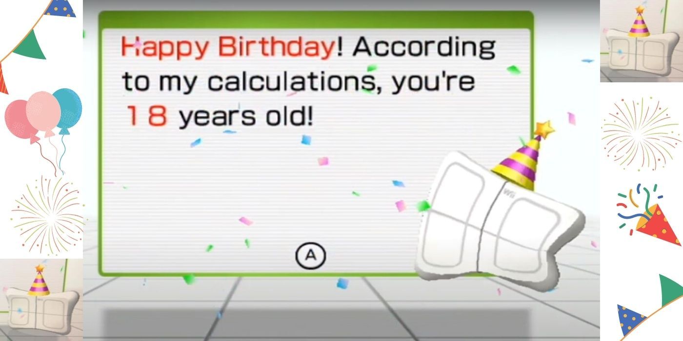 Wii Fit Wii Board Birthday Greeting