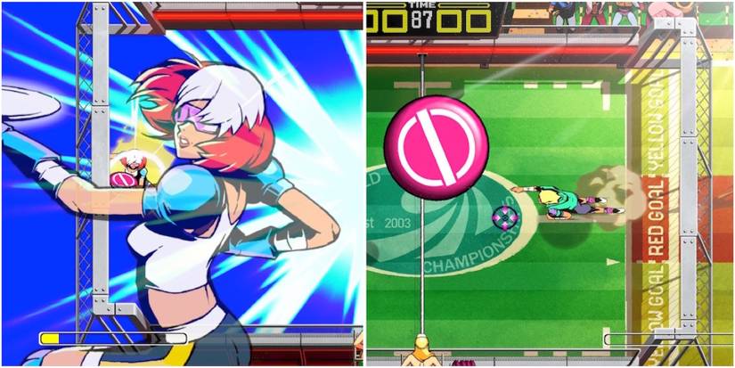 Playing matches in Windjammers 2