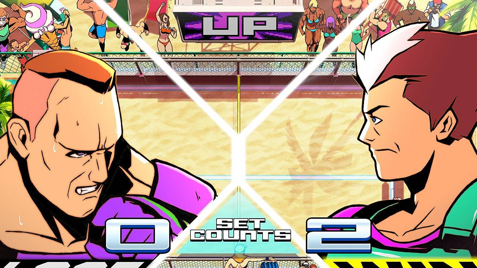Windjammers 2 win lose screen feature