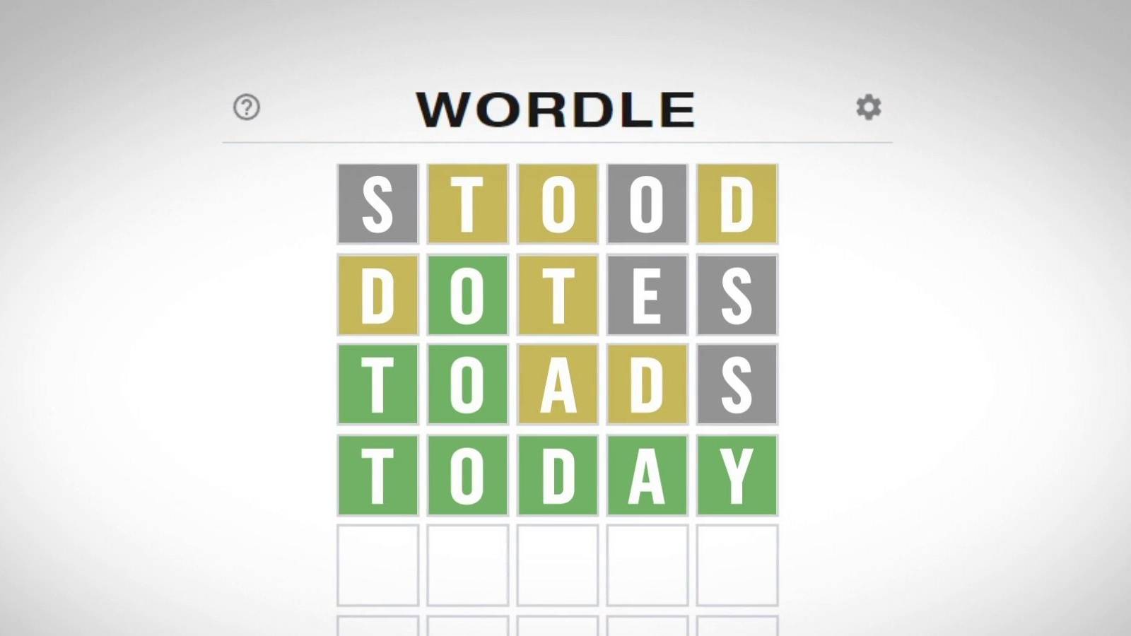 Wordle Screenshot