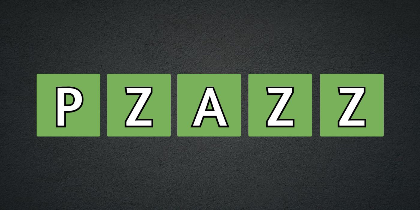 Wordle Starting Word Pzazz