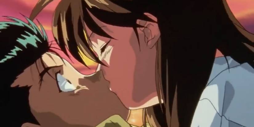 Yusuke and Keiko in Yu Yu Hakusho 