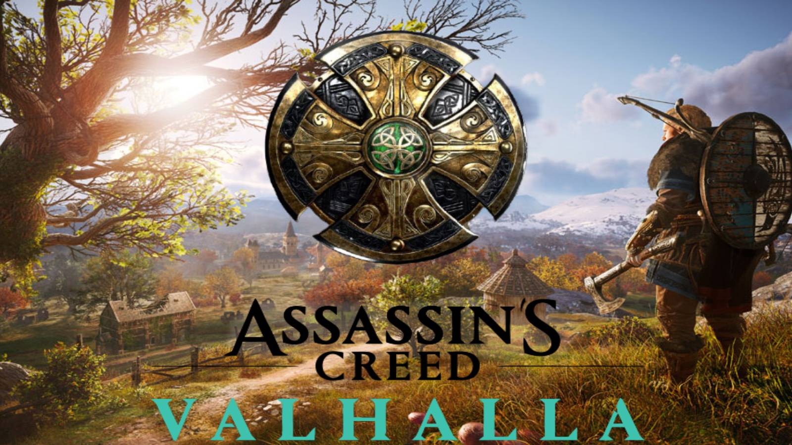 ac valhalla shield and logo