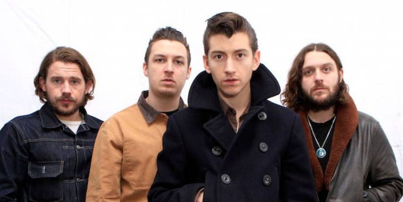 An image of the band Arctic Monkeys in their younger days. 