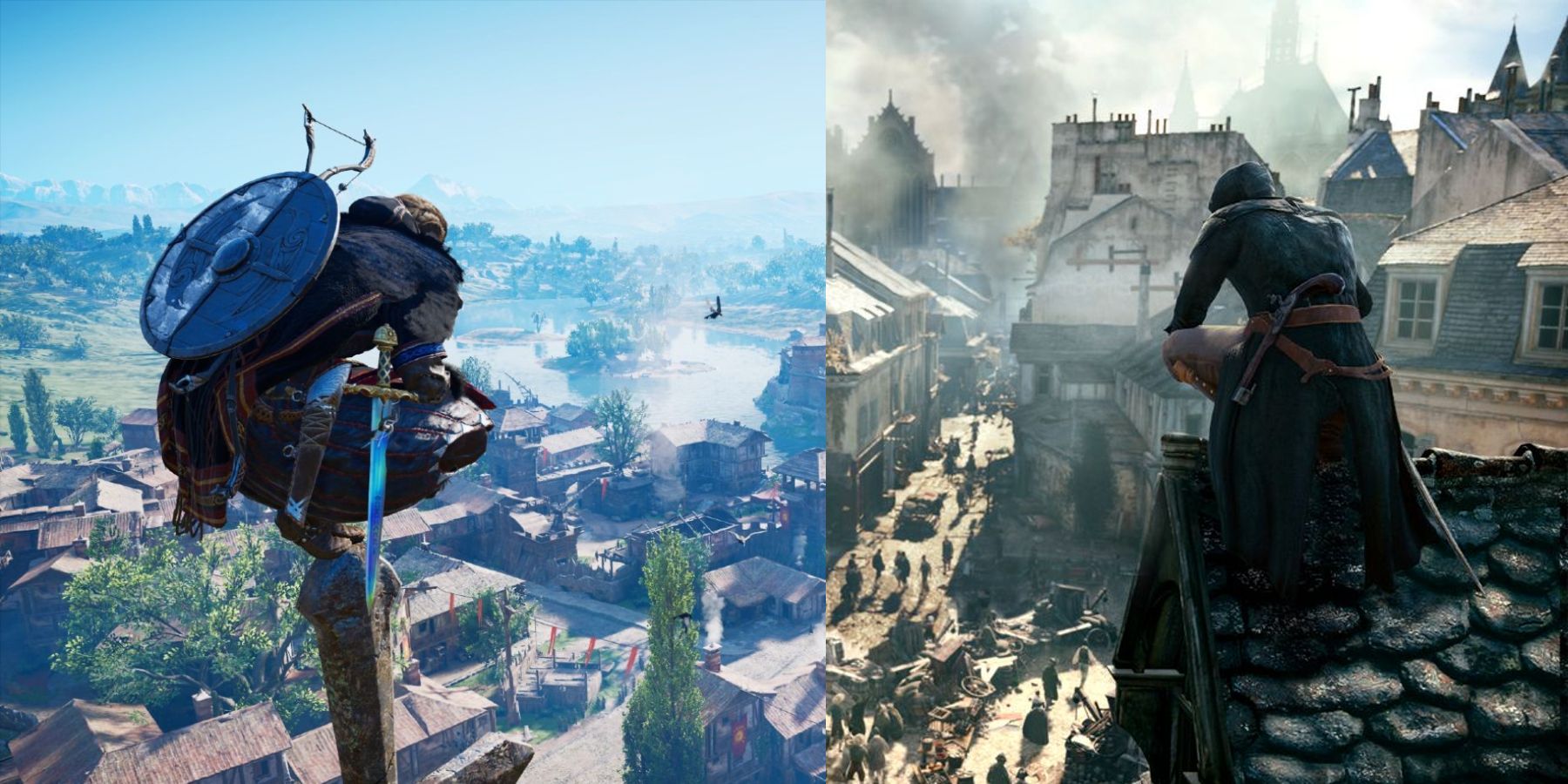 AC Valhalla The Siege Of Paris Map VS AC Unity Paris Map : r/assassinscreed