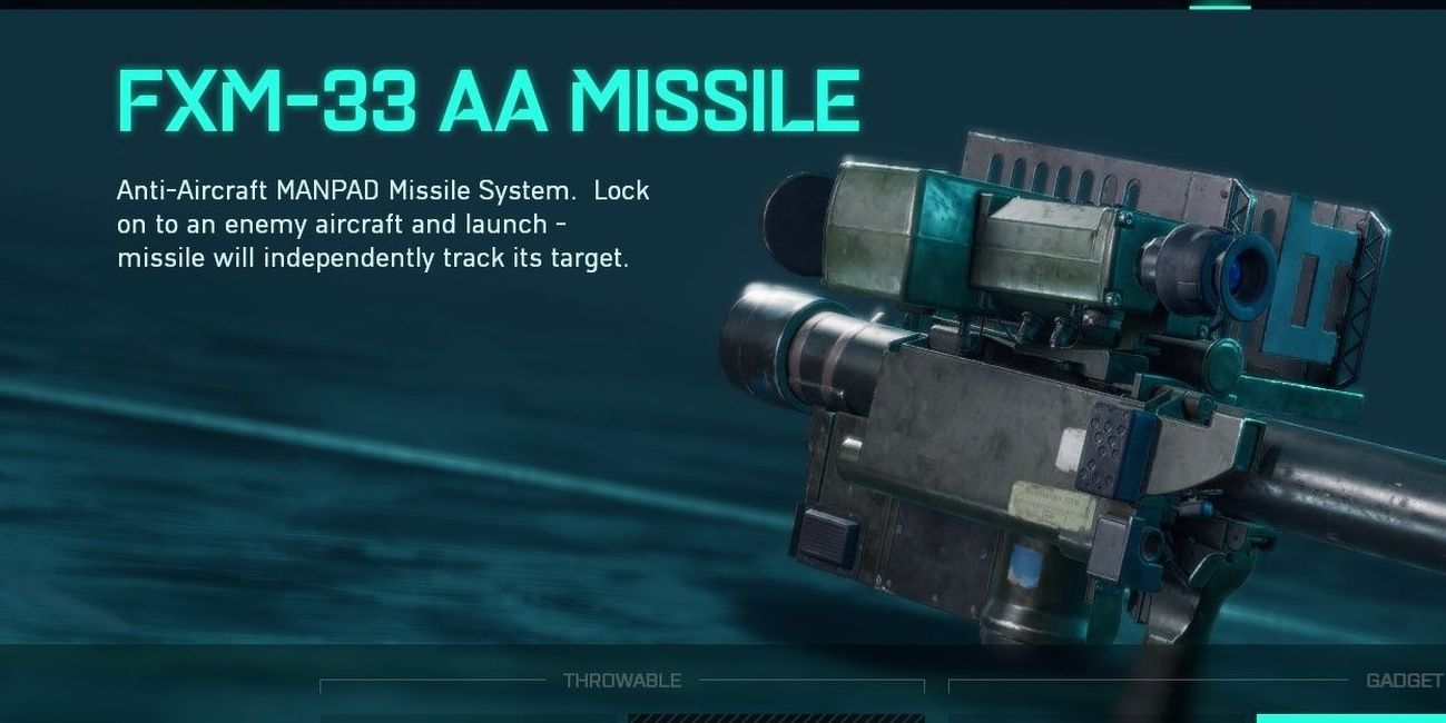 battlefield 2042 fxm 33 aa missile 