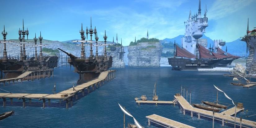 Limsa Lominsa port. 