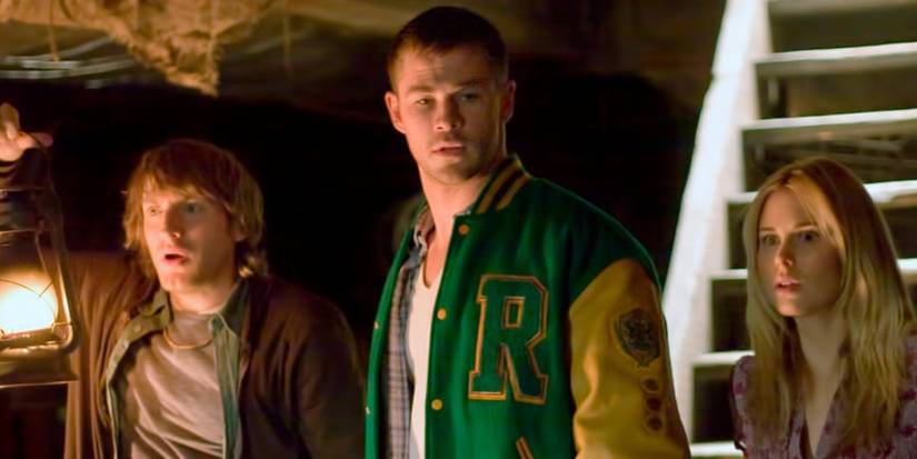 Marty, Kurt and Jules in The Cabin In The Woods