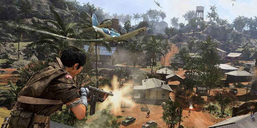 call of duty caldera players fighting each other 