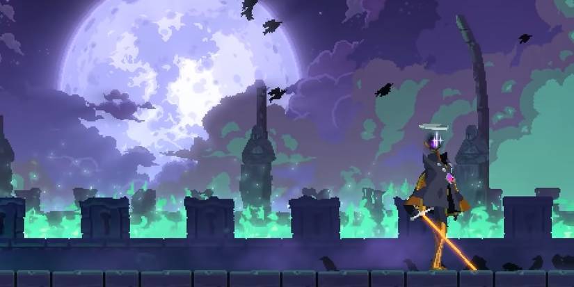 dead-cells-queen-and-the-sea-guide-boss-intro