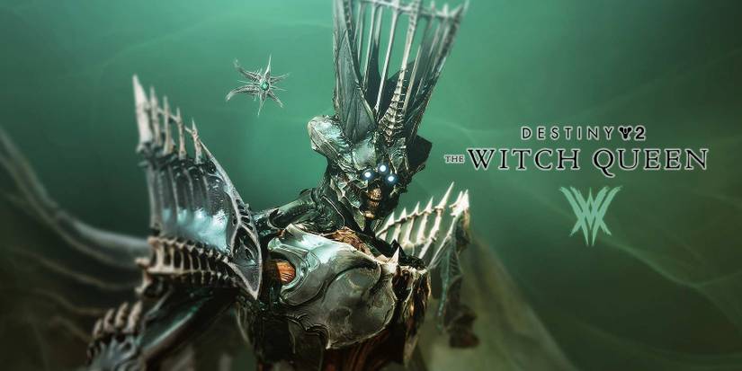 Savathun and her Ghost from Destiny 2.