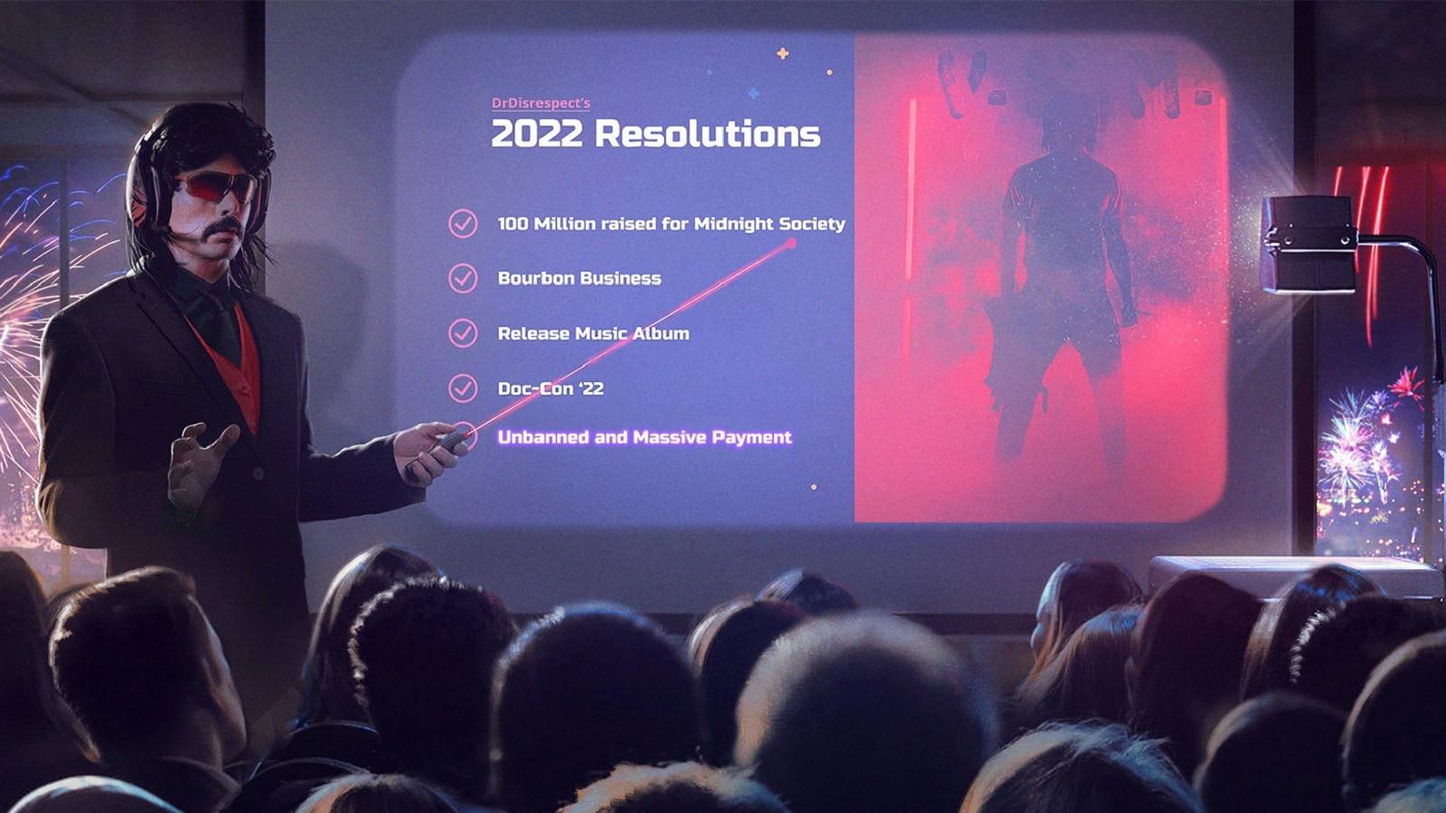 dr disrespect new years resolutions