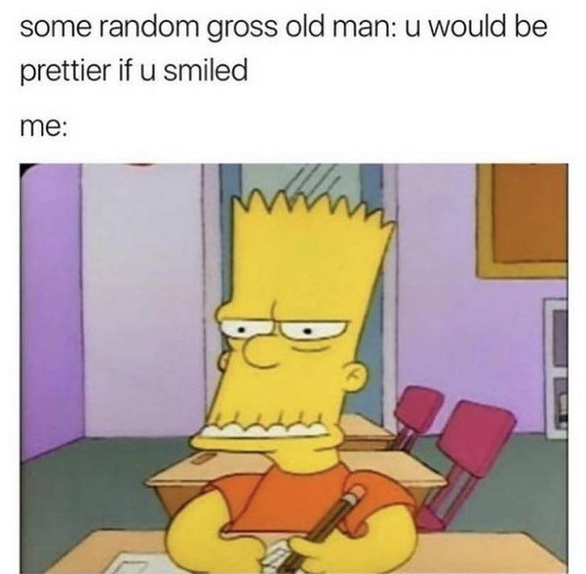 The Simpsons Bart meme