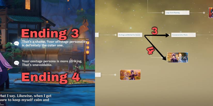 ending 3 and 4 in yun jin hangout in Genshin Impact
