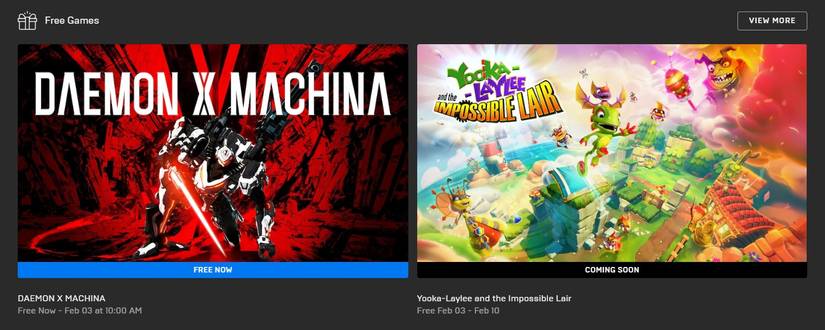 epic games store free games february 2022