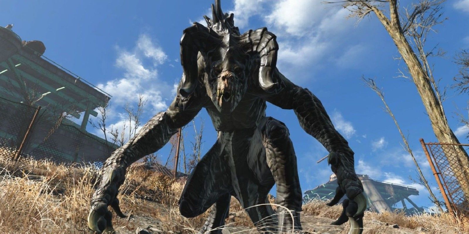 Deathclaw outside. 