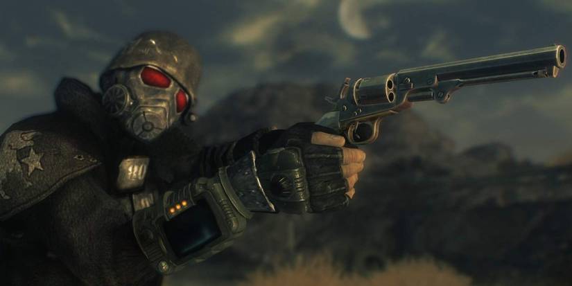 NCR ranger with gun.