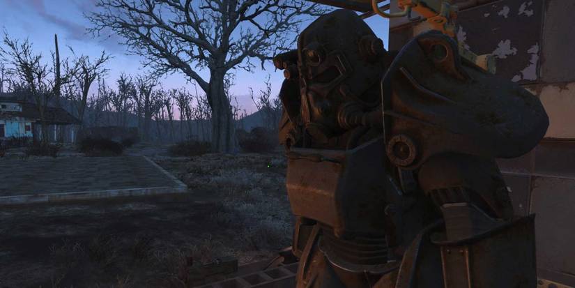 Power armor in Sanctuary,. 