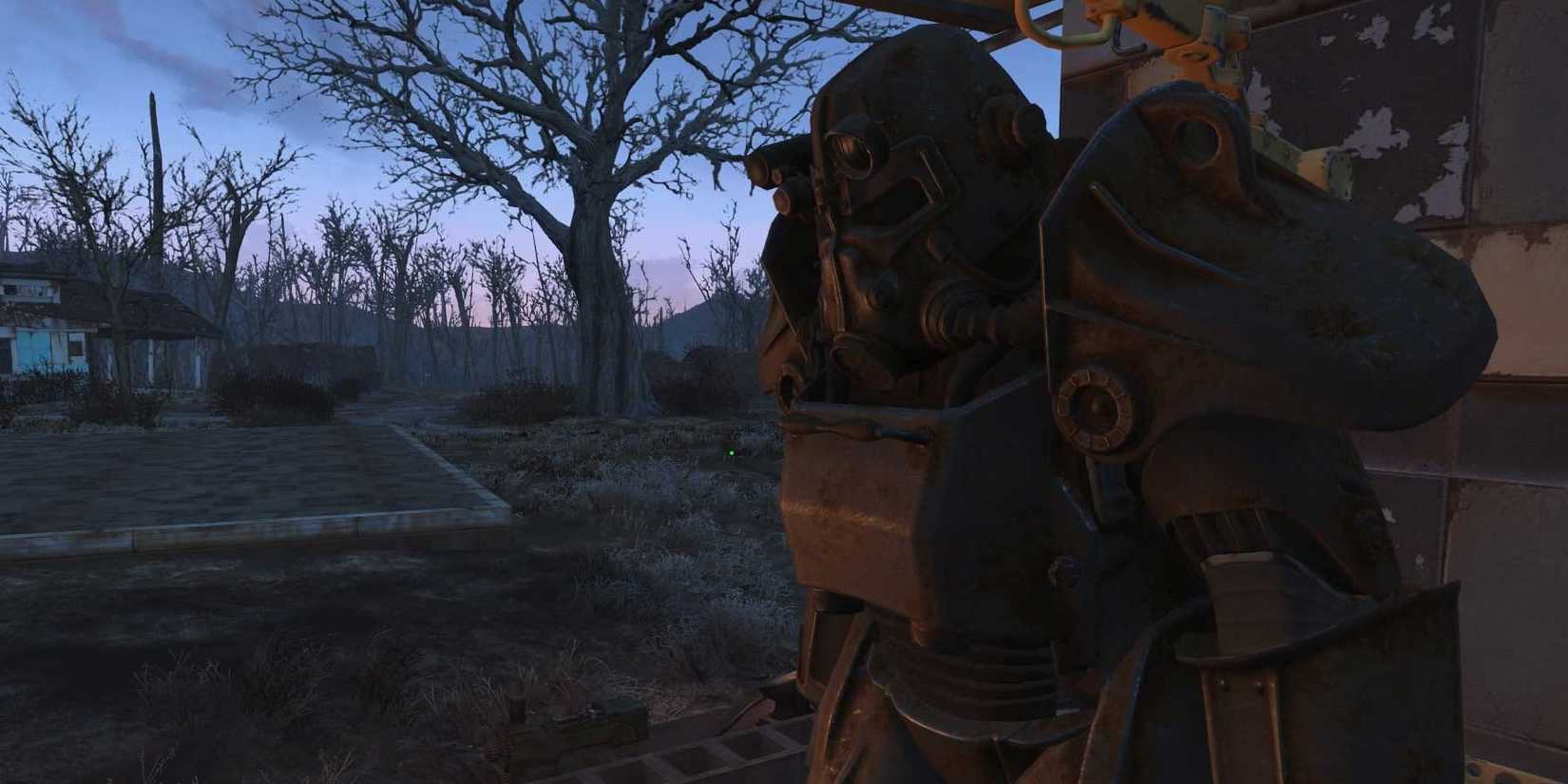 Power armor in Sanctuary,. 