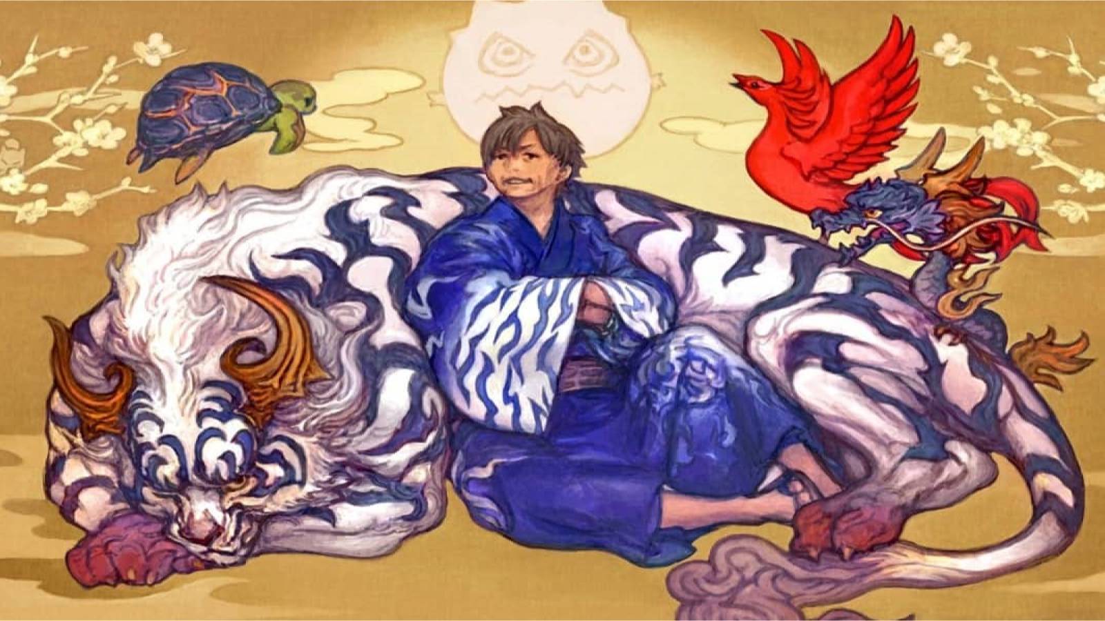 ffxiv yoshi p director producer auspices byakko suzaku genbu seiryu