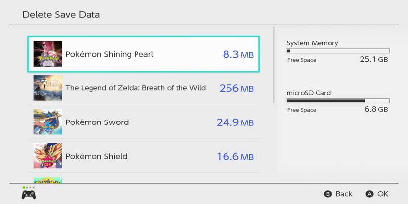 nintendo switch settings