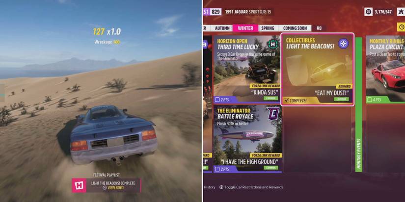 forza horizon light the beacons