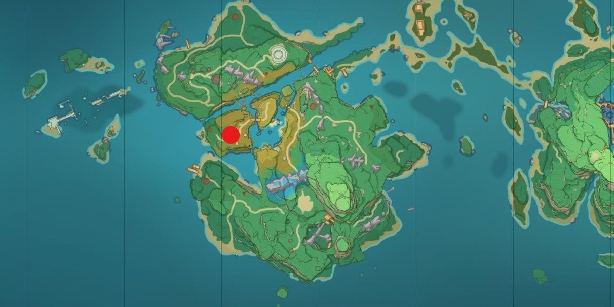 map showing higi village buried chest in genshin impact