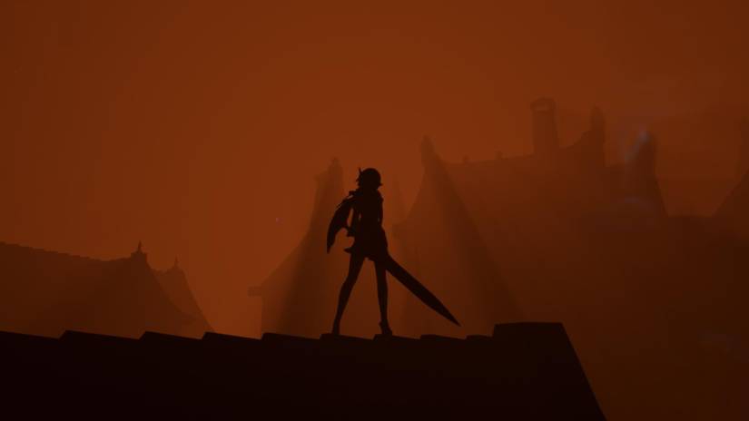 genshin impact silhouette glitch