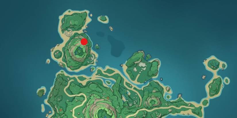 location of shirikoro peak lightning bottler daily commission on genshin impact map