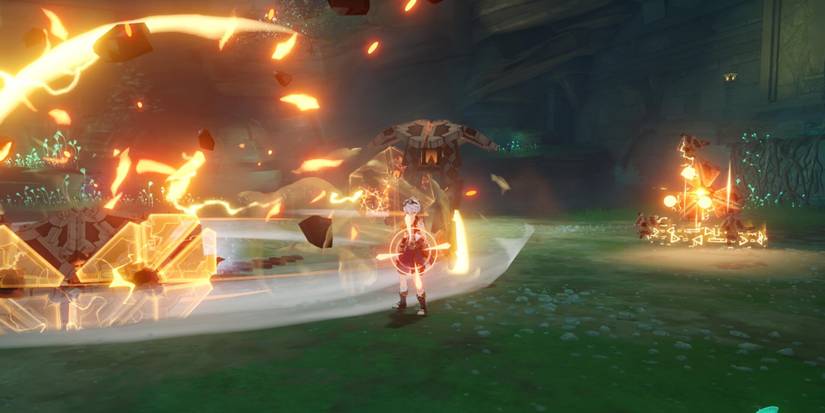 perpetual mechanical array battle in genshin impact