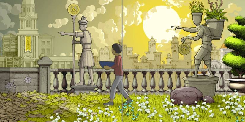 gorogoa-game-character-statue