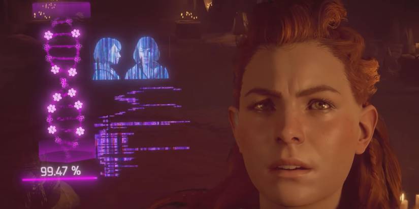 horizon zero dawn aloy elisabet sobeck dna display hologram