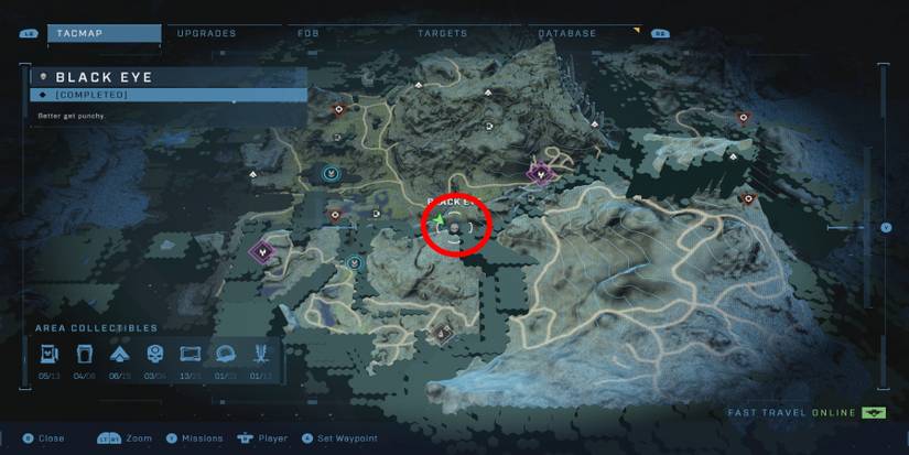 halo infinite black eye skull map