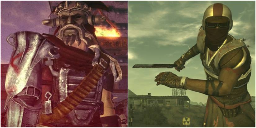 Split image of Lanius and Legion scout.