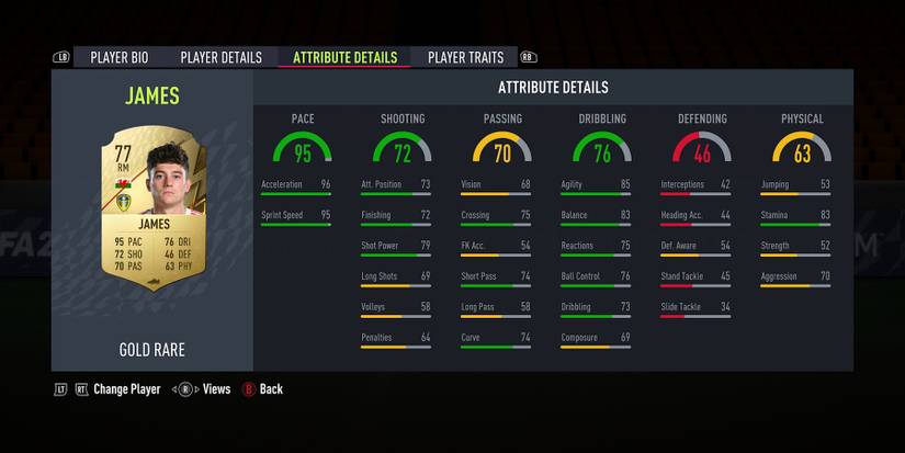 james stats fifa22