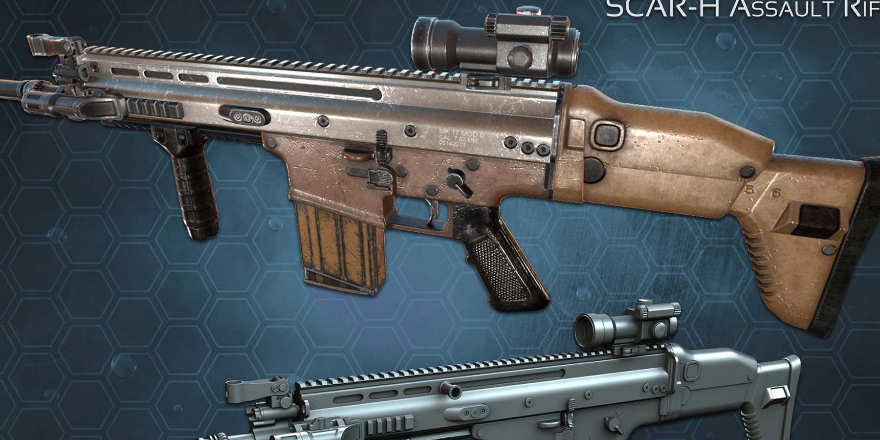 killing floor 2 scar-h assault rifle