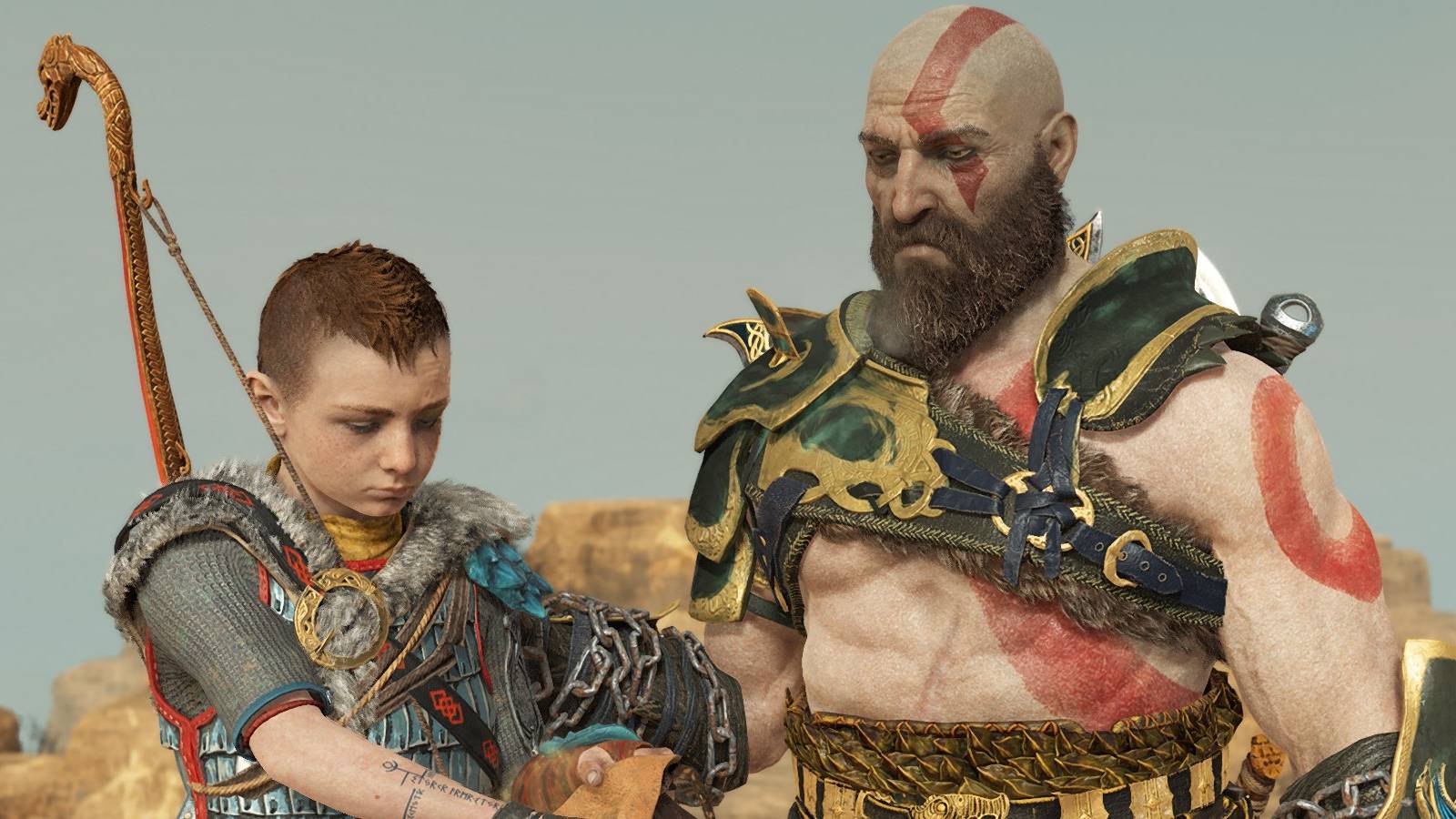 God of war and atreus in god of war
